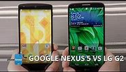 Google Nexus 5 vs LG G2
