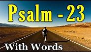 Psalm 23 Reading: Finding Peace in the Shepherd's Care (With words - KJV)
