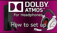 Dolby Atmos for Headphones with Xbox One (How to Set Up)