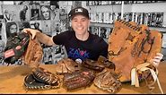 My baseball glove collection -- custom, MLB game-used, oversized, and more!