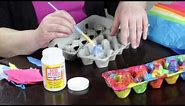 How to Decorate Egg Box Cartons : Egg Decorating
