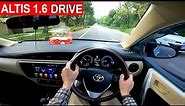 Driving Corolla Altis 1.6 2018 Facelift Review & Impressions | 0-100, Brake Test, Body Roll