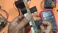 How to repair transistors amplifier circuit