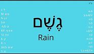 Practice reading Hebrew | #1 Beginners (vowel by vowel)