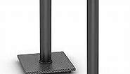 Atlantic Bookshelf Speaker Stands - Steel Construction, Pedestal Style & Built-in Wire Management, Support Bookshelf-Style Speakers up to 20 lbs. PN 77335799 - Black 2-Pack