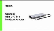 Belkin Connect USB-C® 7-in-1 Multiport Adapter