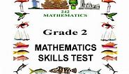 Grade 2 Mathematics Skills Test