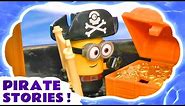 Pirate Minions Toys Stories with Toy Pirates