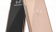 adidas iPhone 11 Pro Max Rose Gold Col. Originals Big Logo Transparent iPhone Case, Impact-Resistant, Clear Phone Case, Protective Case for Cell Phone