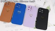 iPhone 11 case silicone heart