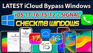 👀😍 NEW iCloud Bypass Windows With Signal/Sim/Network on iOS 17/16/15 iPhone/iPad | Checkm8 Windows