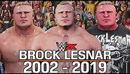 WWE 2K: The Evolution of Brock Lesnar (2002 - 2019)
