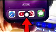 How To Add Home Button on iPhone 14 Pro Screen!