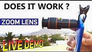Mobile Zoom Lens 12X Zoom Lens Does it work ?