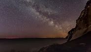 Milky Way seen from Møns Klint (@framedbythomas)