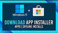 Manually Download Apps from Microsoft Store | APPX Download | Offline Install