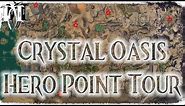 GW2 ✵ Path of Fire ✮ Crystal Oasis ✮ Hero Point Tour ✮