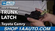 How to Replace Trunk Latch 06-11 Toyota Camry