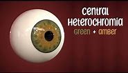 Central heterochromia green + Amber subliminal {MMM} formula