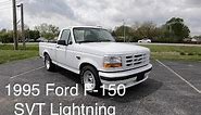1995 Ford F 150 SVT Lightning|Walk Around Video|In Depth Review