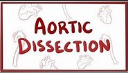 Aortic Dissection - causes, symptoms, diagnosis, treatment, pathology