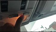 Toyota RAV4 – how to turn on/off interior ceiling lights