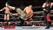 John Cena & Roman Reigns vs. Randy Orton, Seth Rollins & Kane - 3-on-2 Handicap Match: Raw, July 14,