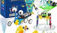 STEM Robotics Kit, Science Experiments for Kids Age 8-12 6-8, Toy for 8 Year Old Boy Birthday Gift, STEM Toys for Boys Craft Projects 8-10, Engineering Build Robot Building Kits Girls 5 6 7 9 10 11 12