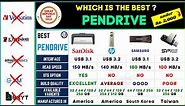 Best Pendrive 2024⚡SanDisk vs HP vs High Speed Flash Drive for Windows & Mac 💻 Top USB Drives