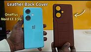 Leather Back Cover for OnePlus Nord CE 3 5G