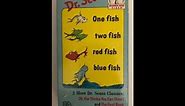 Dr. Seuss Beginner Book Video: One Fish Two Fish Red Fish Blue Fish (Goldstar Video Print)