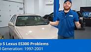 Top 5 Lexus ES 300 Problems - 3rd Generation (1997 to 2001) - 1A Auto