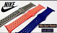 New Apple Watch Nike Sport Bands | 3 NEW Colors! | Fall 2021