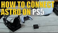 How to connect your headset to the PS5 with the Astro HDMI adapter