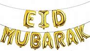 16inch Rose Gold Eid MUBARAK Foil Balloons Party Decoration Supplies Ramadan Decoration Gold EID Balloons For Muslim EID Ballon (EID Gold)