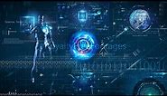Hi tech technology background | futuristic background video | artificial intelligence background HD