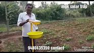 SOLAR LIGHT TRAP to Control Pests in the Farm | Cheapest Light Trap | YM