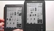 Kindle 4 vs Kindle 3 Keyboard Comparison Review