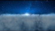Flying Through Night Sky | Free Animation Loop Background