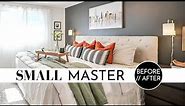 Small Master Bedroom Makeover On a Budget | Staging for Sale