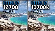 Intel i7 12700 vs i7 10700K Benchmarks – 15 Tests 🔥