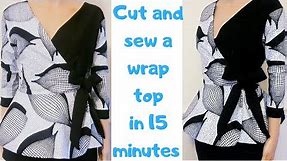 How to make wrap top easy step-by-step guide for beginners