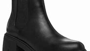 Pennysue Women's Black Platform Chelsea Boots Ankle Boots Size 6.5