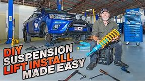 DIY LIFT KIT INSTALL SECRETS! How to install a 4x4 lift kit at home in half a day