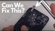 THIS IPHONE 12 WAS ANNIHILATED… Repairable?🤔