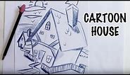 How to Draw a Cartoon House Background (Step by Step)