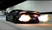 V10 Twin Turbo 1500whp Lamborghini Huracan Flame Shooter | 4K