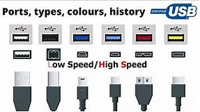 All Type OF Usb Colour Explained