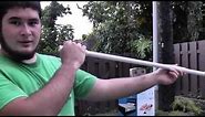 Making and Shooting a PVC Walking Stick Blow Gun