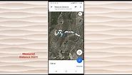 How to measure distance in Google Maps on an iPhone or Android